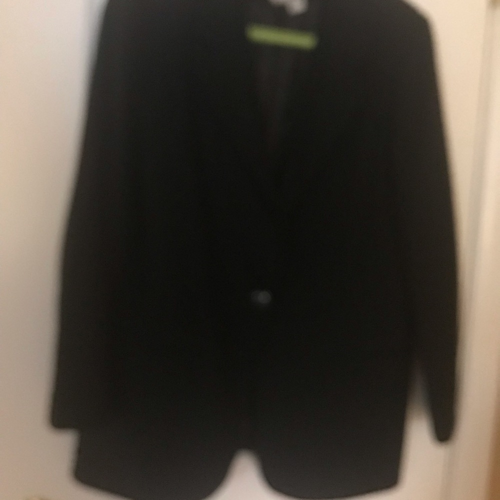 Blazer black 100 per cent new wool size 8